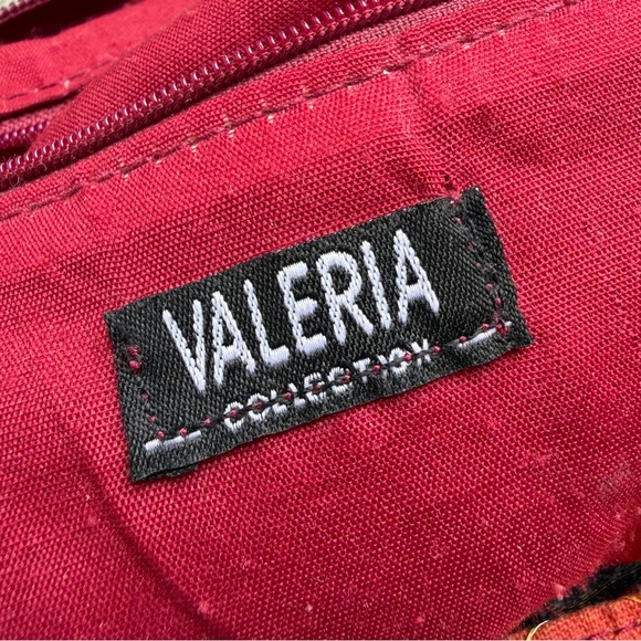 Valeria Collection Patchwork Bag with Gold Accents - Picture 7 of 7